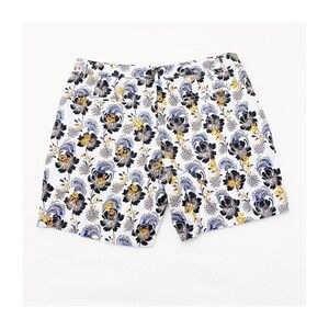 Club Monaco Baxter Fit Printed Shorts Embroidered SZ32